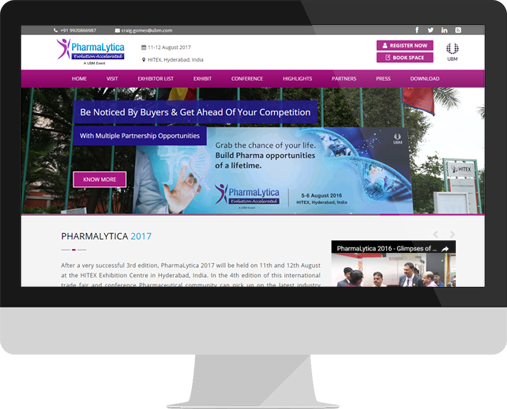 exhibition website development services in Mumbai