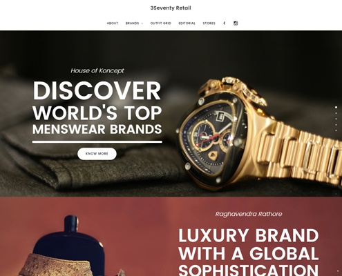 web design development - 3seventy retail